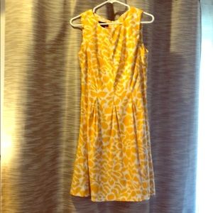 Beautiful yellowish gold & white AGB dress, size 8
